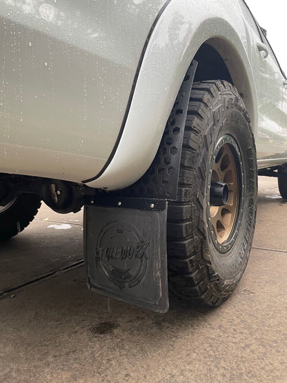 Hexagonal Hole Offset Mudflap